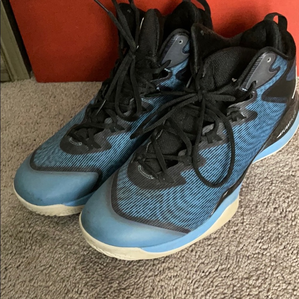 Lightly used blue Jordans